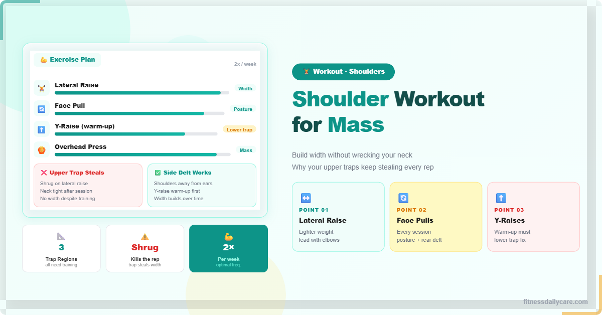 Shoulder Workout for Mass: Build Width Without Neck Pain