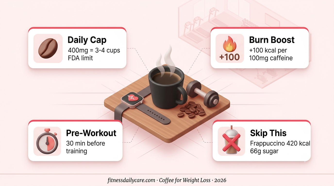 Coffee for Weight Loss, How Much Caffeine Actually Burns Fat