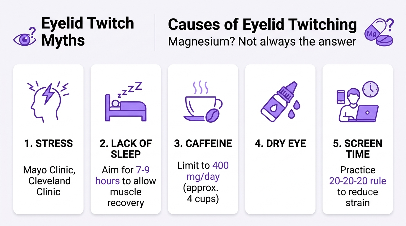 Eye Twitching, Why Magnesium Probably Isn’t the Answer