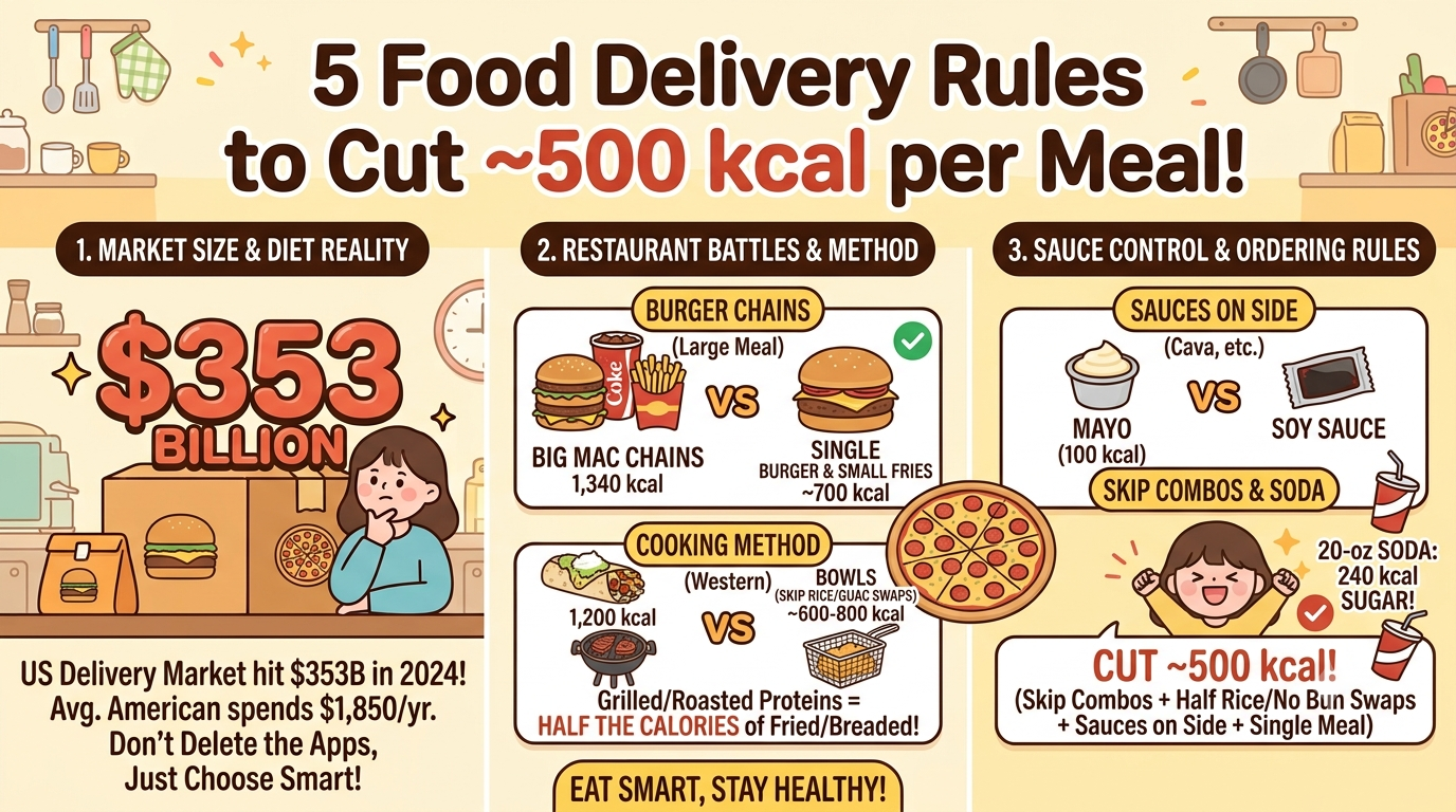 Food Delivery Diet, 5 Ordering Rules That Actually Work