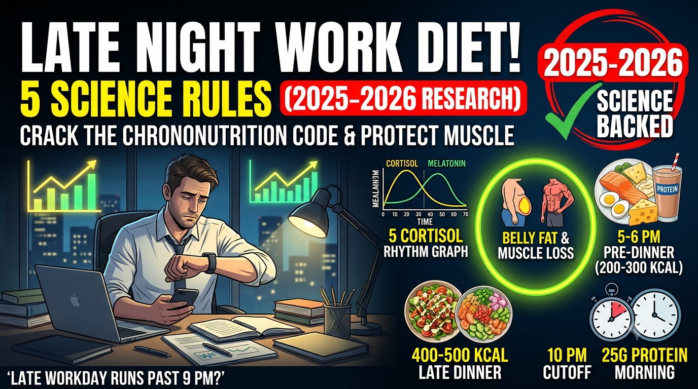 Late Night Work Diet, What to Eat When Your Day Runs Past 9 PM