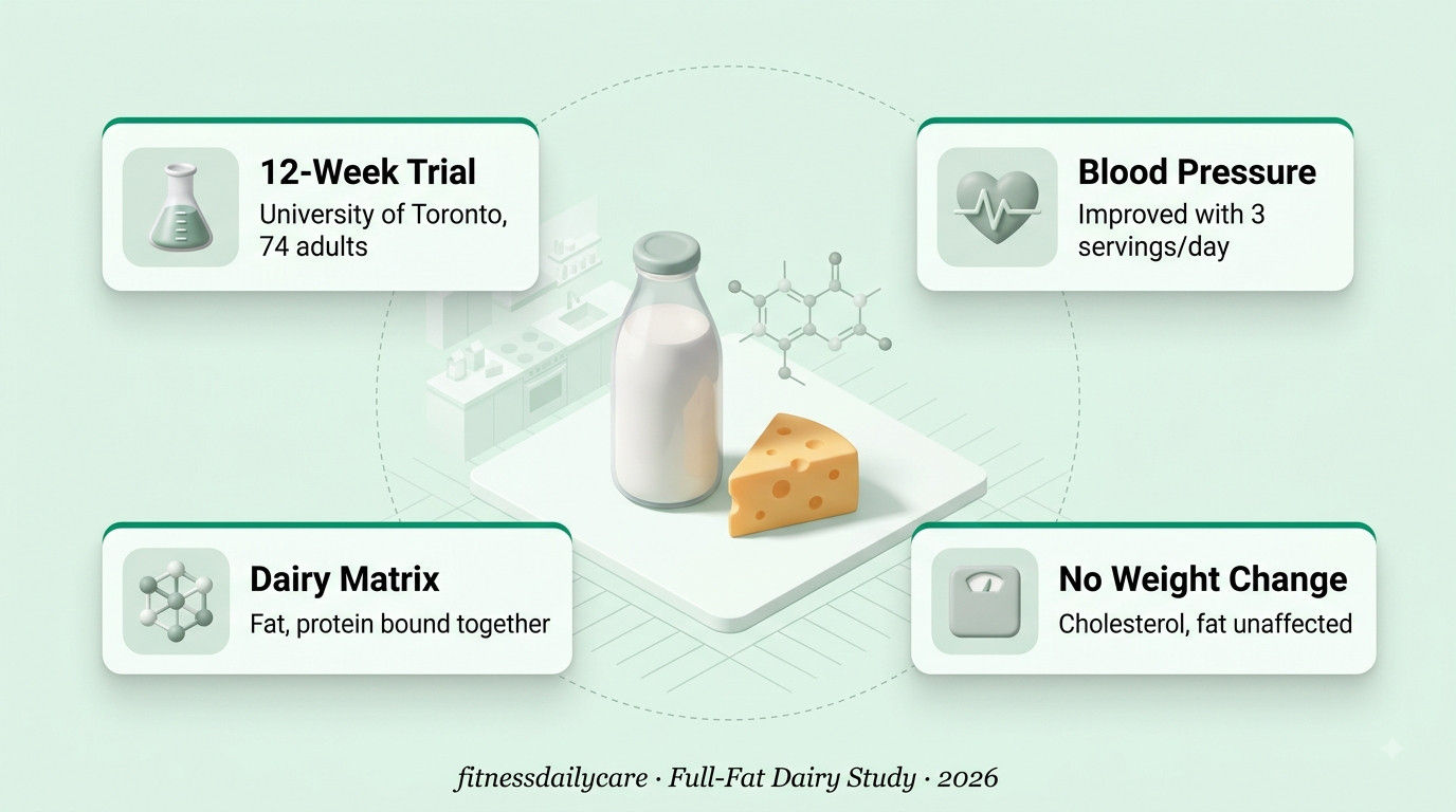 Full-Fat Dairy, What the New 12-Week Study Actually Found