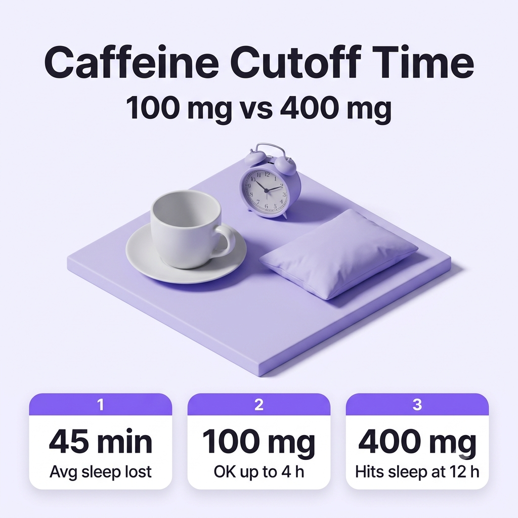 Caffeine Cutoff Time, 100 mg vs 400 mg Changes the Answer