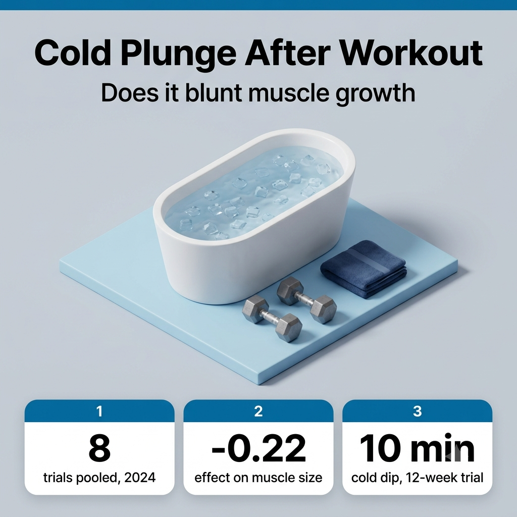 Cold Plunge After Workout, Does It Blunt Muscle Growth